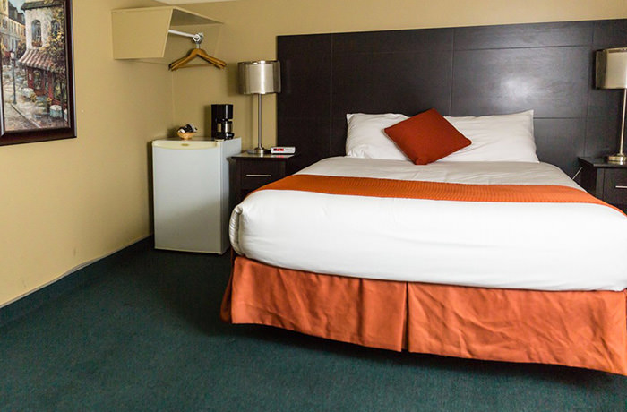 Chambre d’hôtel confortable et abordable pour travailleur en Beauce