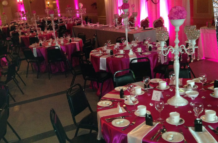 Salle de réception en Beauce pour mariage jusqu’à 250 personnes avec souper et service de bar